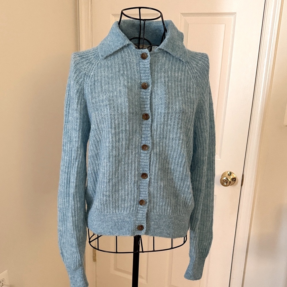 Everlane Alpaca Button-Up Cardigan